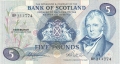 Bank Of Scotland 5 Pound Notes 5 Pounds, 28.9.1979